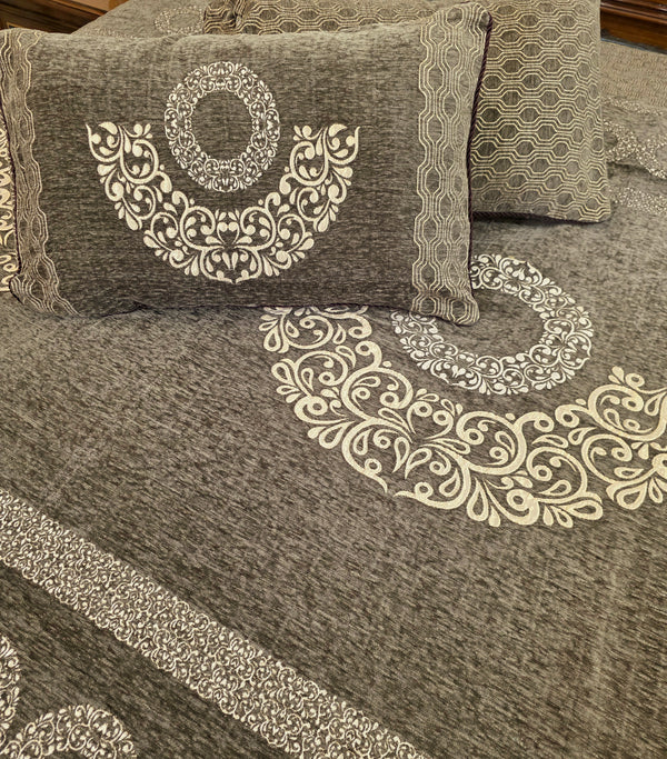 Velvet Bedsheet - coffee brown