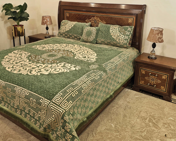 Velvet Bedsheet - Pista