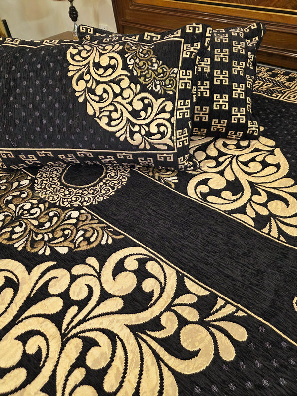 Velvet Bedsheet - Black