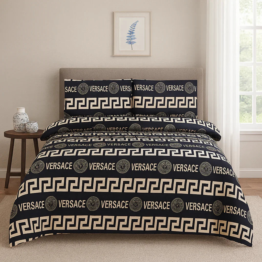 Black & White Greek Key Set COTTON CRAFT