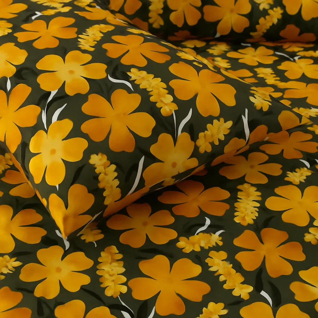 Golden Floral Bunch Set COTTON CRAFT