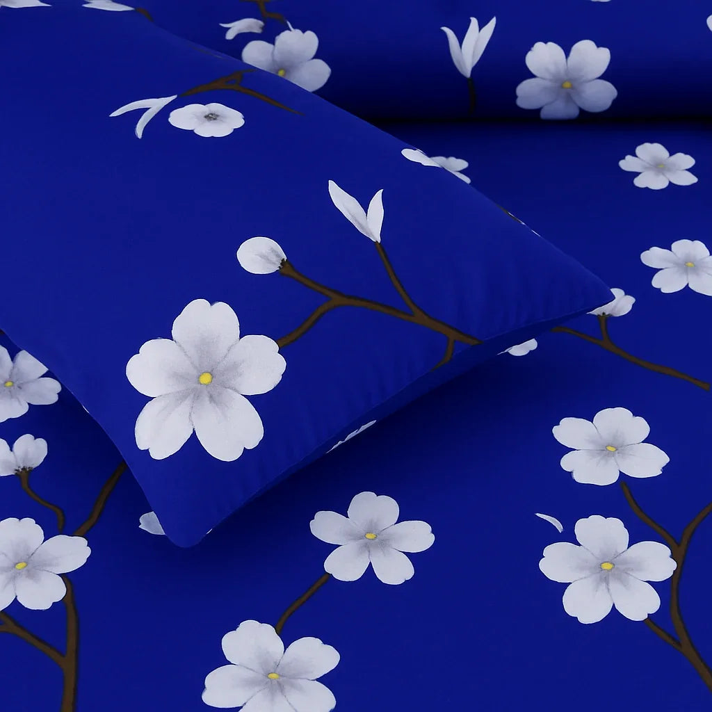 Royal Blue Floral Set COTTON CRAFT