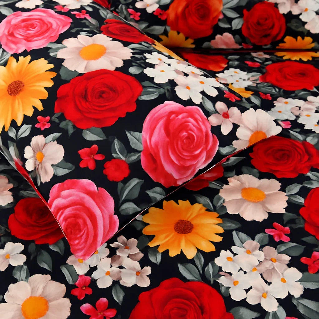 Multi Color Floral Bunch Set COTTON CRAFT