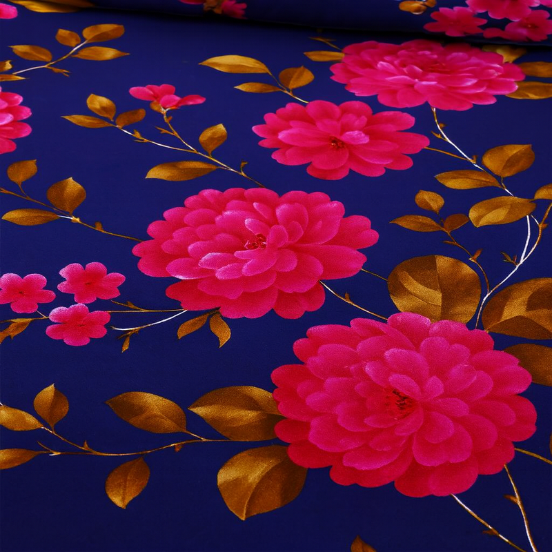 Blue & Pink Floral Set