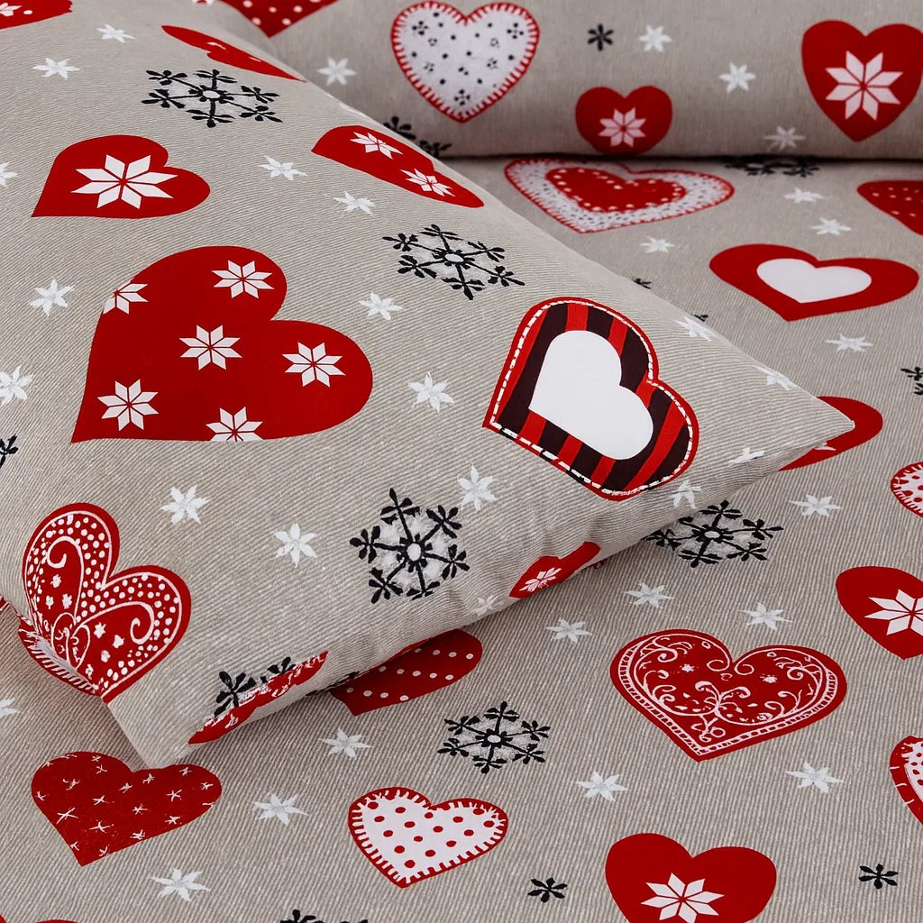 Grey & Red Love Set COTTON CRAFT