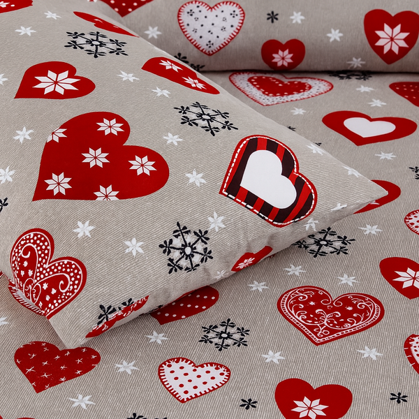 Grey & Red Love Set