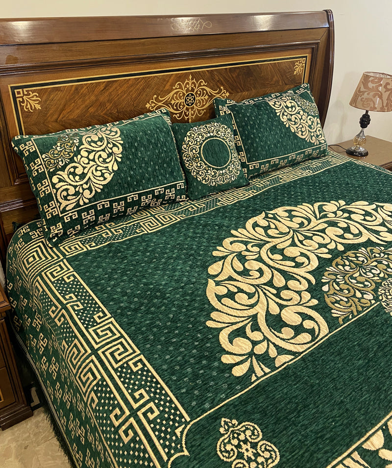 Velvet Bedsheet - Green