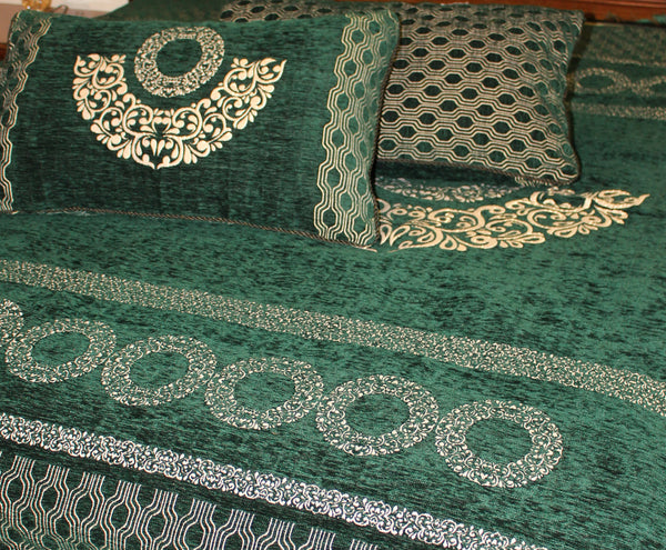 Velvet Bedsheet - Green