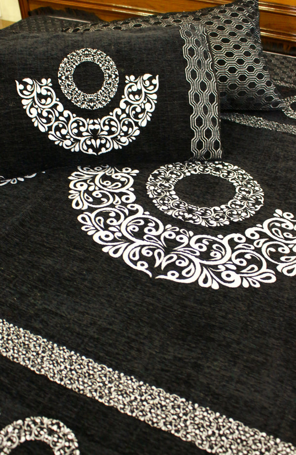 Velvet Bedsheet - Black