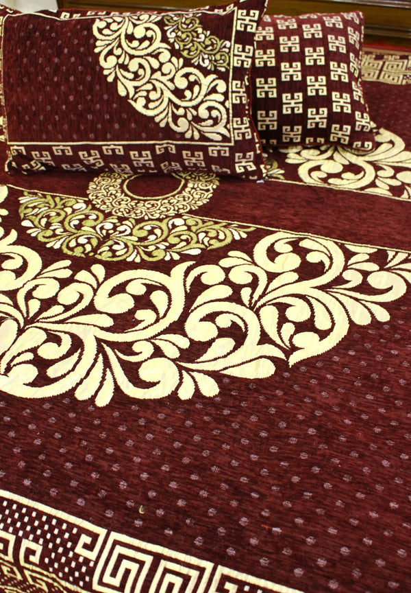 Velvet Bedsheet - Maroon