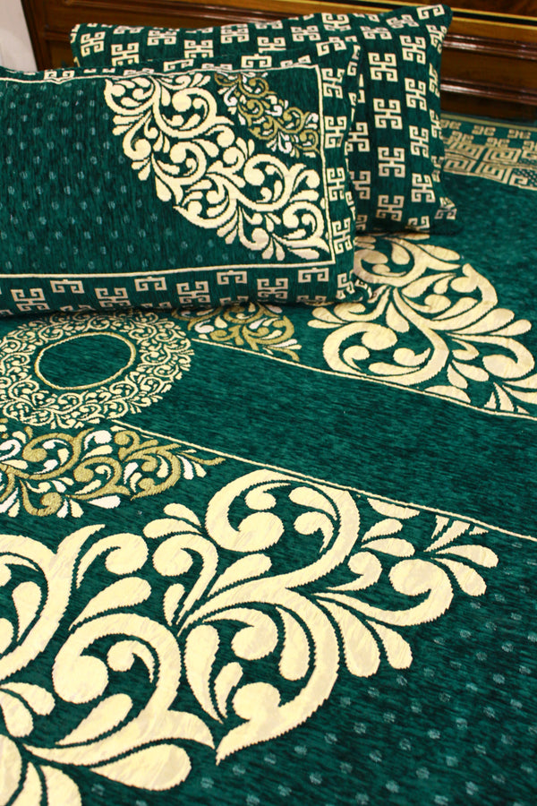 Velvet Bedsheet - Green