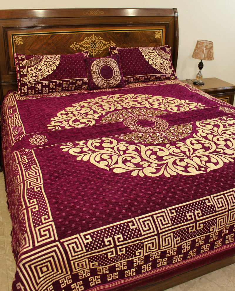 Velvet Bedsheet - Purple