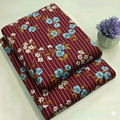 Elegant Brown Botanical Textile 2-Piece Unstitched Suit (D-391)