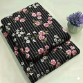 Elegant Black Botanical Textile 2-Piece Unstitched Suit (D-391)