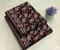 Red Gardenia Print 2-Piece Unstitched Suit (D-399)