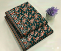 Green Gardenia Print 2-Piece Unstitched Suit (D-399)