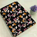 Black Garden Bloom Print 2-Piece Unstitched Suit (D-393)